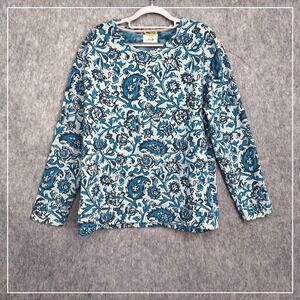 Koto Knit Tunic L‎ Urban Outfitter Paisley Cottagecore  Garden Heavyweight